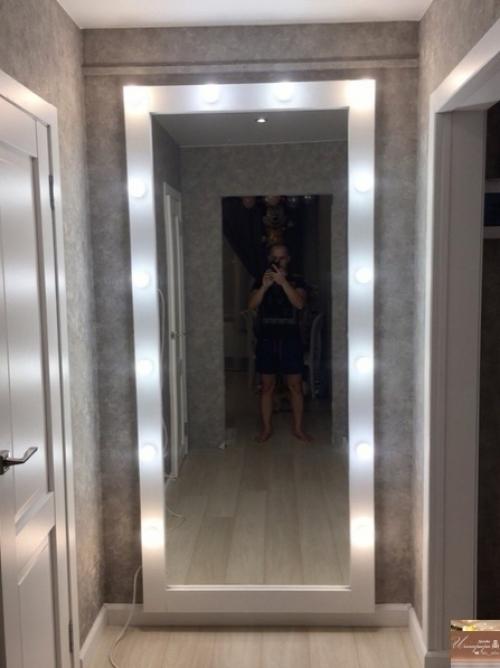 Самоельное зеркало в прихожую от нашего подписчика. 04