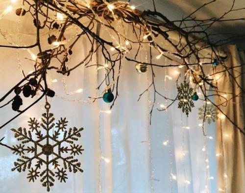 Новогоднее украшение интерьера. 01