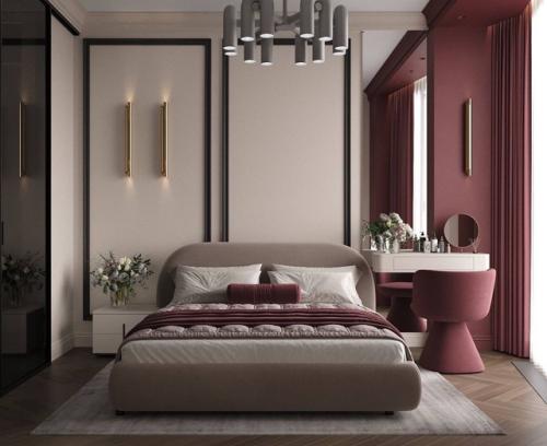 Даже бордо может быть уютным. 
