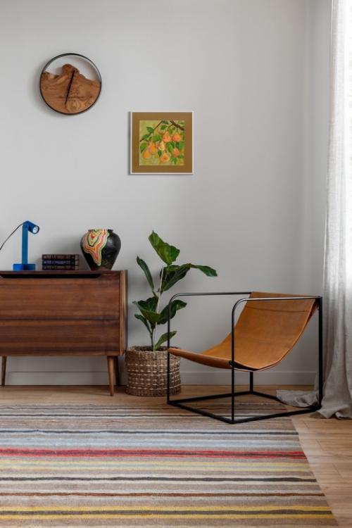 Квартира с атмосферой загородного дома для молодой семьи с ребенком. 02