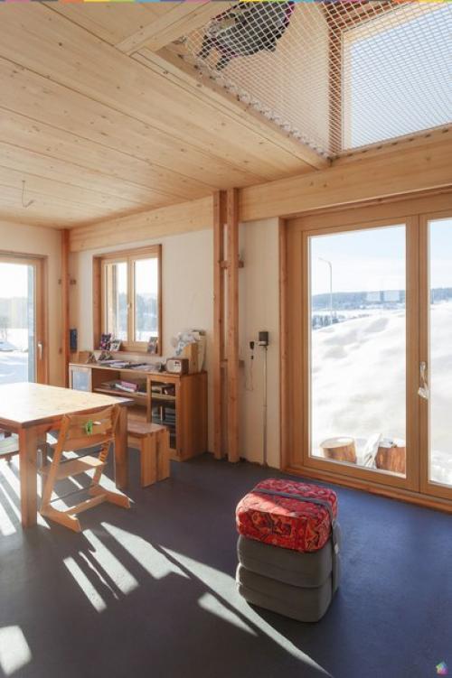 Дом для семьи с детьми в горах Швейцарии ч. 1. 04