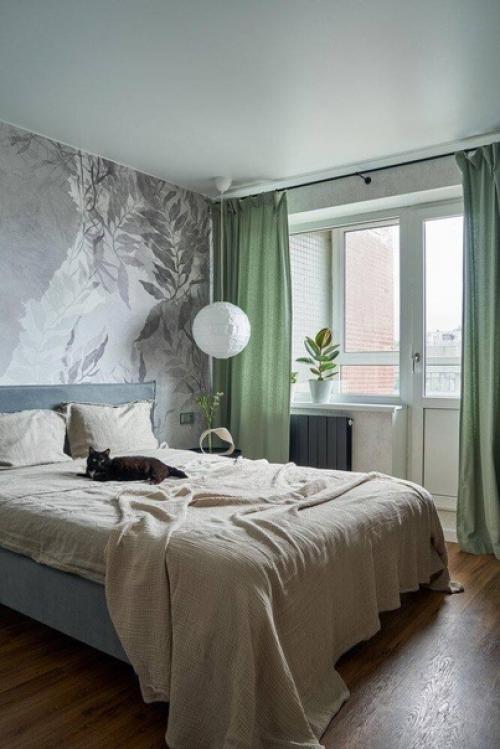 Практичный интерьер в двушке в панельном доме. 06