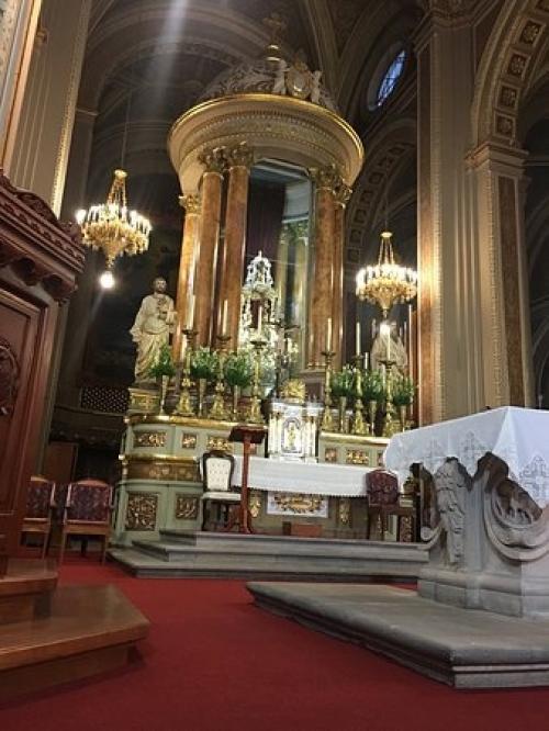 Кафедральный собор преображения господня в морелии, Мексика. 02