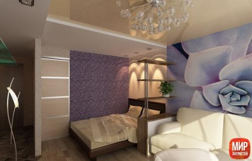 Дизайн - проект однокомнатной квартиры. 07
