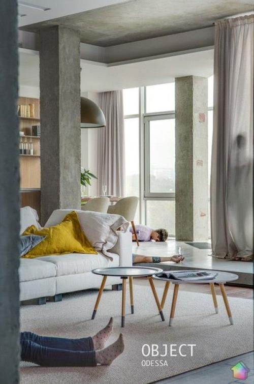 Интерьер квартиры в стиле городского лофта ч. 1.