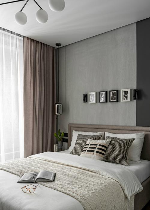 Брутальный интерьер однокомнатной квартиры 50 кв. 08