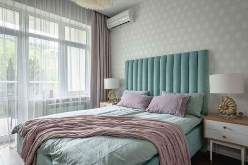 Нежный дизайн двухкомнатной квартиры в пастельных тонах. 05