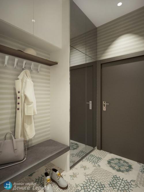 Проект маленькой студии 30 кв. 06