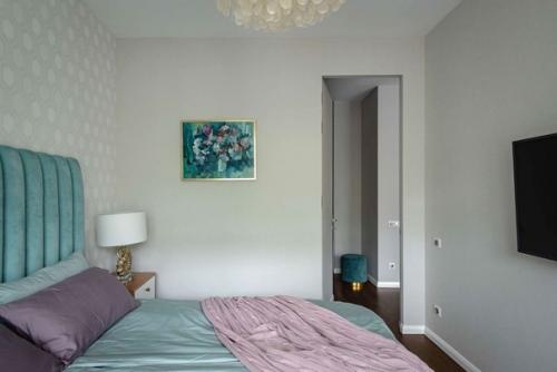 Нежный дизайн двухкомнатной квартиры в пастельных тонах. 06