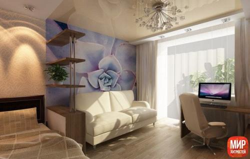 Дизайн - проект однокомнатной квартиры. 08