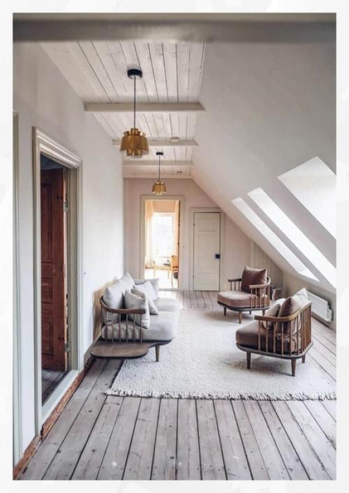 Интересный интерьер загородный домик. 05