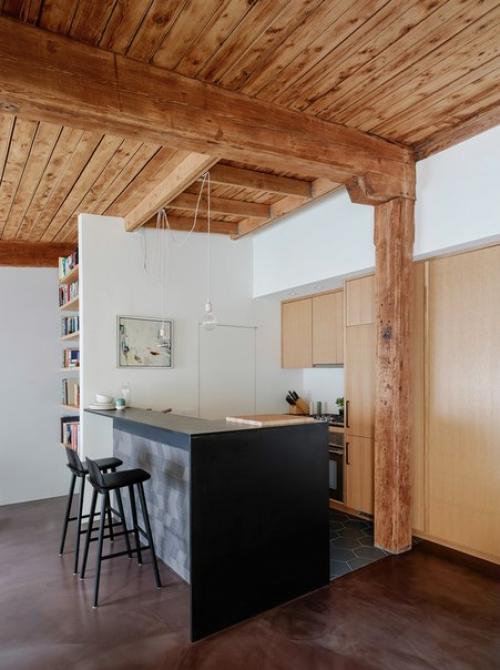 Лофт в помещении старой джутовой фабрики в Бруклине. 05