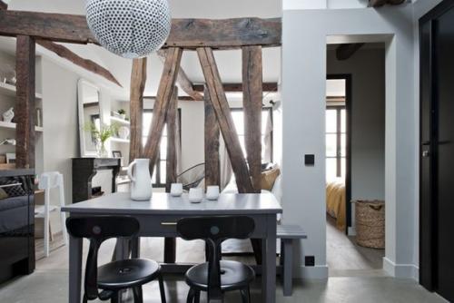 Мансарда в Париже площадью 40 кв. 02