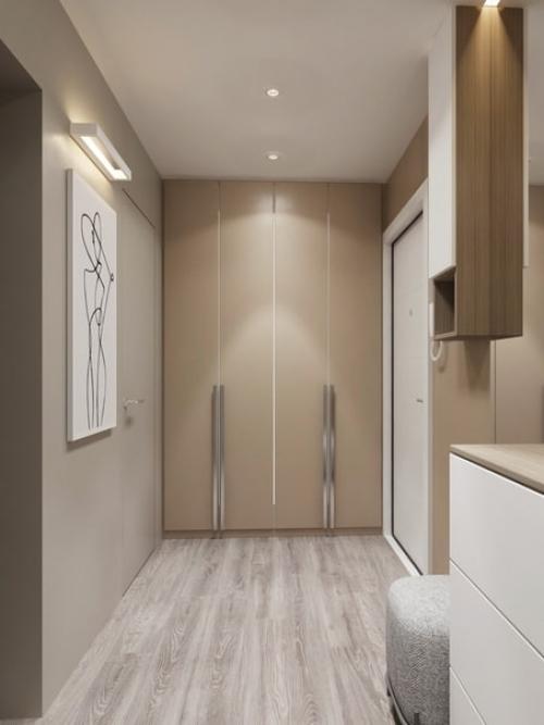 Мы выбираем лучший вариант дизайна прихожей: с яркими элементами или нейтральный? 03