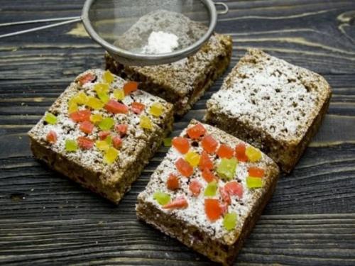 Коврижка медовая на простокваше? 06