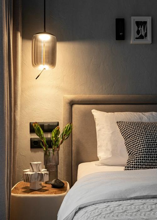 Брутальный интерьер однокомнатной квартиры 50 кв. 09