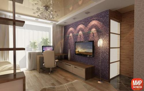 Дизайн - проект однокомнатной квартиры. 06