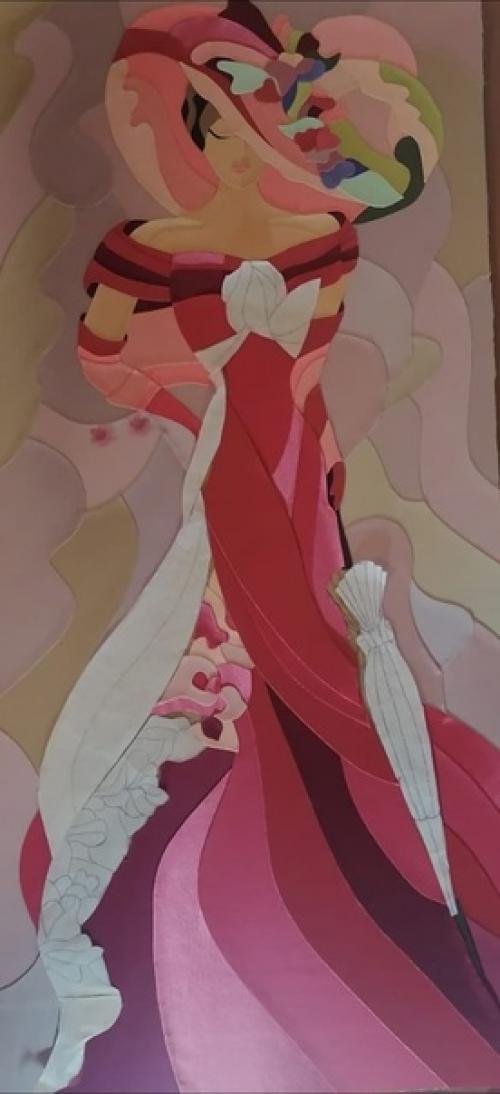 Изготавливаю объемные картины из натурального шёлка, по разработанной технологии. 02