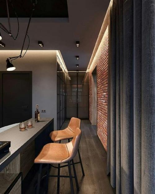 Кирпич сейчас отличная возможность внести яркий акцент в любой дизайн интерьера - от классического до индустриального. 01