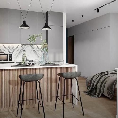 Интерьер квартиры в современном стиле - это, в первую очередь, сочетание уюта, простоты, четких форм и свободного пространства. 02