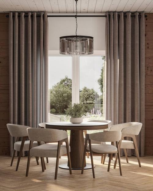 Воплощение элегантности и комфорта в интерьере: прихожая и кухня - гостиная! 05