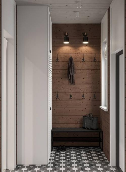 Воплощение элегантности и комфорта в интерьере: прихожая и кухня - гостиная! 06