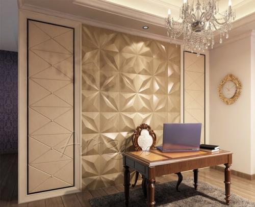 Мы украшаем стены 3d-панелями - виды, идеи, советы от наших дизайнеров. 06
