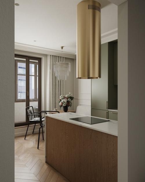 Оливковый цвет не так часто можно встретить в интерьере, а он между прочим очень свежий, теплый и привлекает внимание. 03