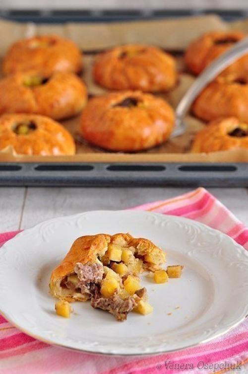 Вак балиш (маленькие пироги с мясом и картошкой. 04