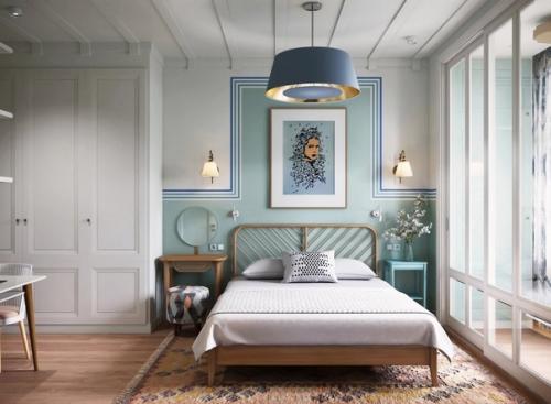 Проект 1-комнатной квартиры 38 кв. 04