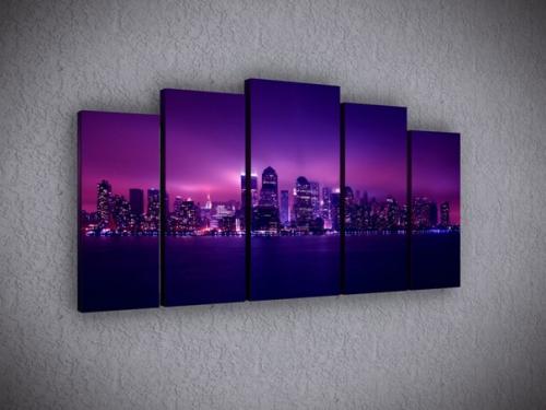 Новая картина в гостиную или красочные современные фотообои? 01