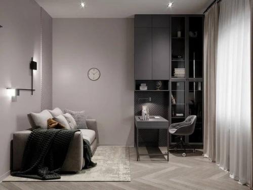 Сейчас у многих площади квартир весьма не большие, отсюда возникает вопрос, а как тогда быть с кабинетом? 03