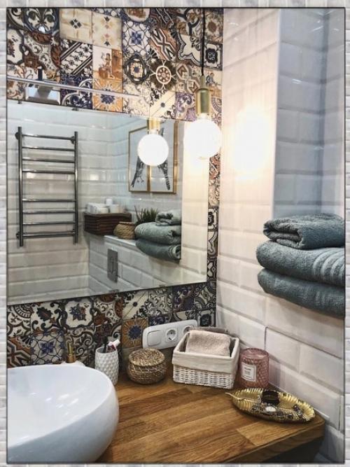 Небольшая ванная комната. 06