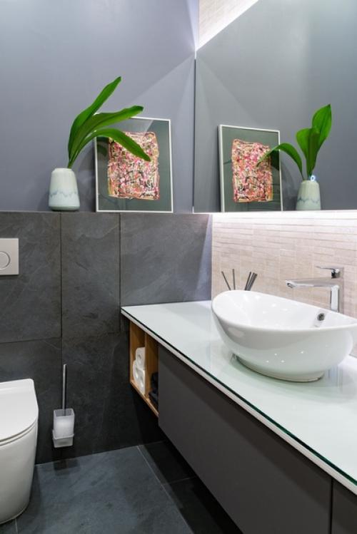 Квартира 38 м в оттенках графита: проект студии 1+1 ч. 2. 07