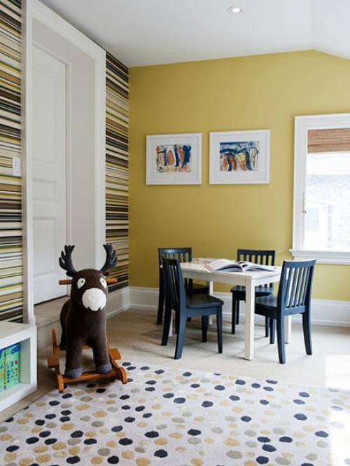 Несмотря на безграничный выбор всевозможных обоев, многие отдают предпочтение проверенной однотонной классике. 05