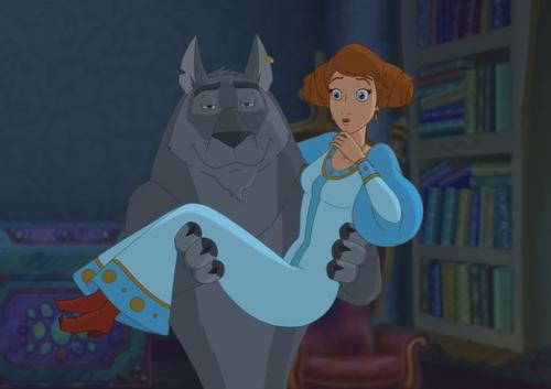 Красная шапочка.  Замок на холме стоял.