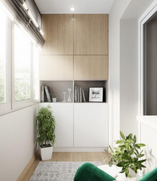 На площади всего 24 к. м. удалось создать очень функциональный, стильный и удобный интерьер! 03