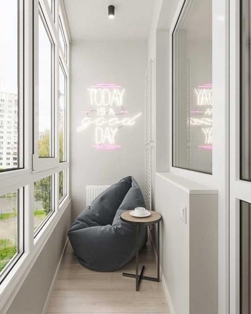 Современный монохромный интерьер однокомнатной квартиры площадью 36 кв. 02