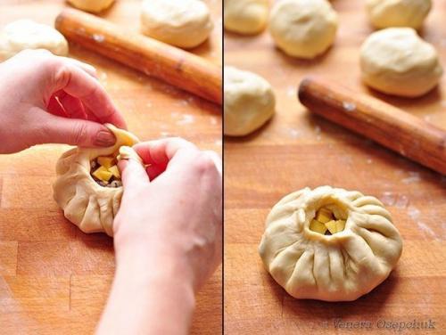 Вак балиш (маленькие пироги с мясом и картошкой. 02