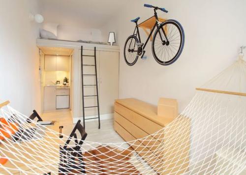 Подборка идей как эргономично и стильно интегрировать ваш велосипед в пространство квартиры и представить его как Элемент Интерьера. 01