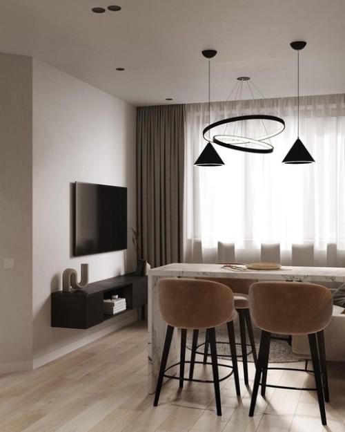 Бежевый интерьер предпочитает достаточно большое количество домовладельцев и это вполне объяснимо. 05