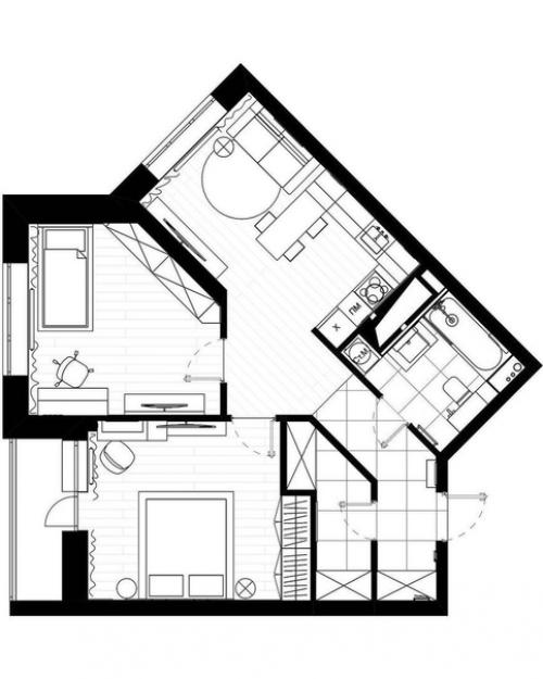 Бежевый интерьер предпочитает достаточно большое количество домовладельцев и это вполне объяснимо. 09