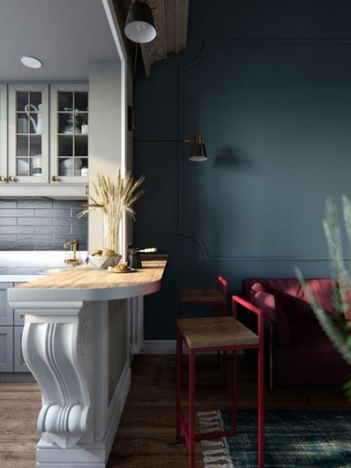 Вот такой вот дизайн - проект студии для девушки. 01