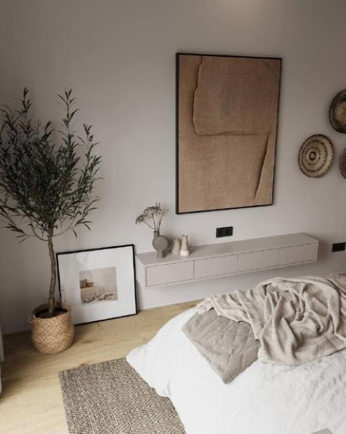 Спальня с гардеробной комнатой площадью 13 квадратных метров. 04