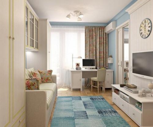 Мне по душе такой дизайн квартиры - 27 кв.