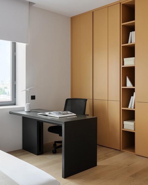 Елизавета райгородская и Александр плутяков переделали интерьер московской квартиры на восьмом этаже дома 2006 года постройки. 07