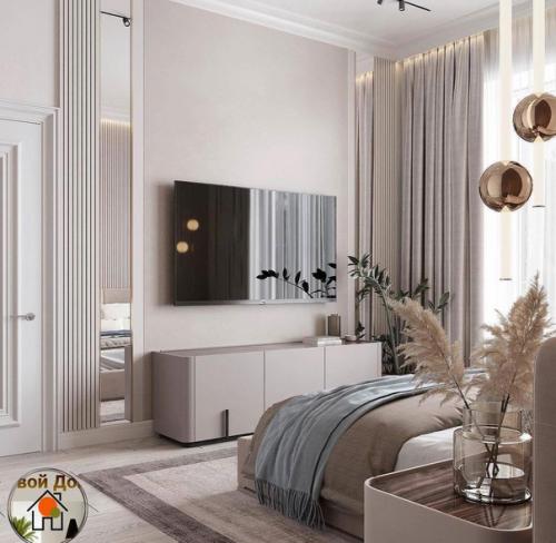 Идея оформления. Интерьера спальни. 04