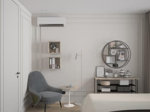 Проект спальни в однокомнатной квартире. 02