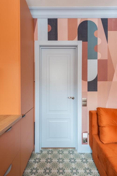 Наше яркое полотно Vision в интерьере кухни семьи Брагинских. 01