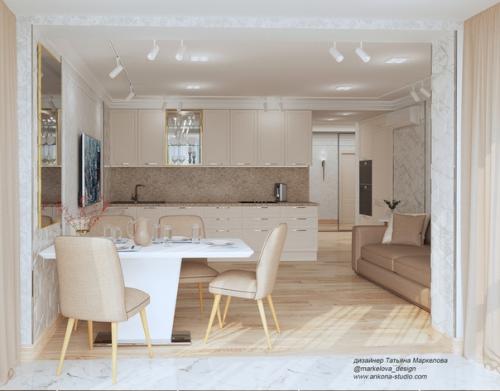 Обещала показать дизайн - проект трехкомнатной квартиры 120 кв. 02